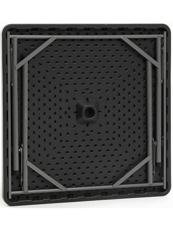 Стол складной 88*88*74см, черный