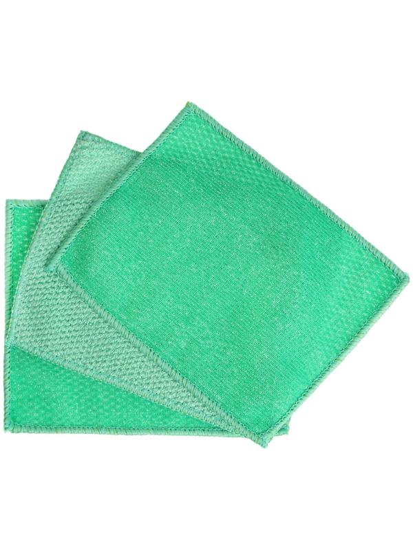 Набор салфеток из микрофибры Grand Caratt для сильных загрязнений, 15 х 19 см, 3 шт