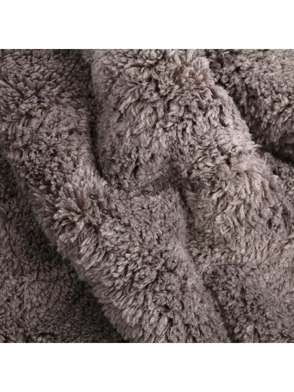 Салфетка из микрофибры плюшевая, универсальная, 30 х 40 см, 800 г/м²