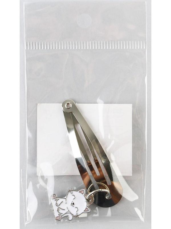 Заколки для волос «Кот», 5 х 1,2 х 0,5 см / 1 шт.