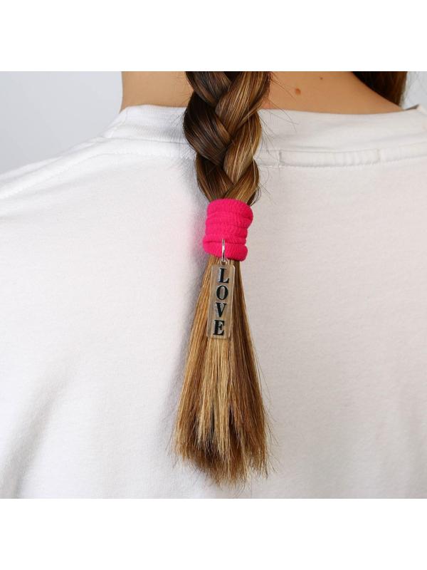 Резинка для волос с акриловым доп.элементом 