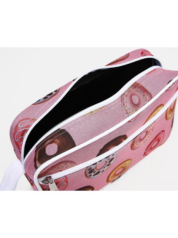 Косметичка на молнии, цвет розовый