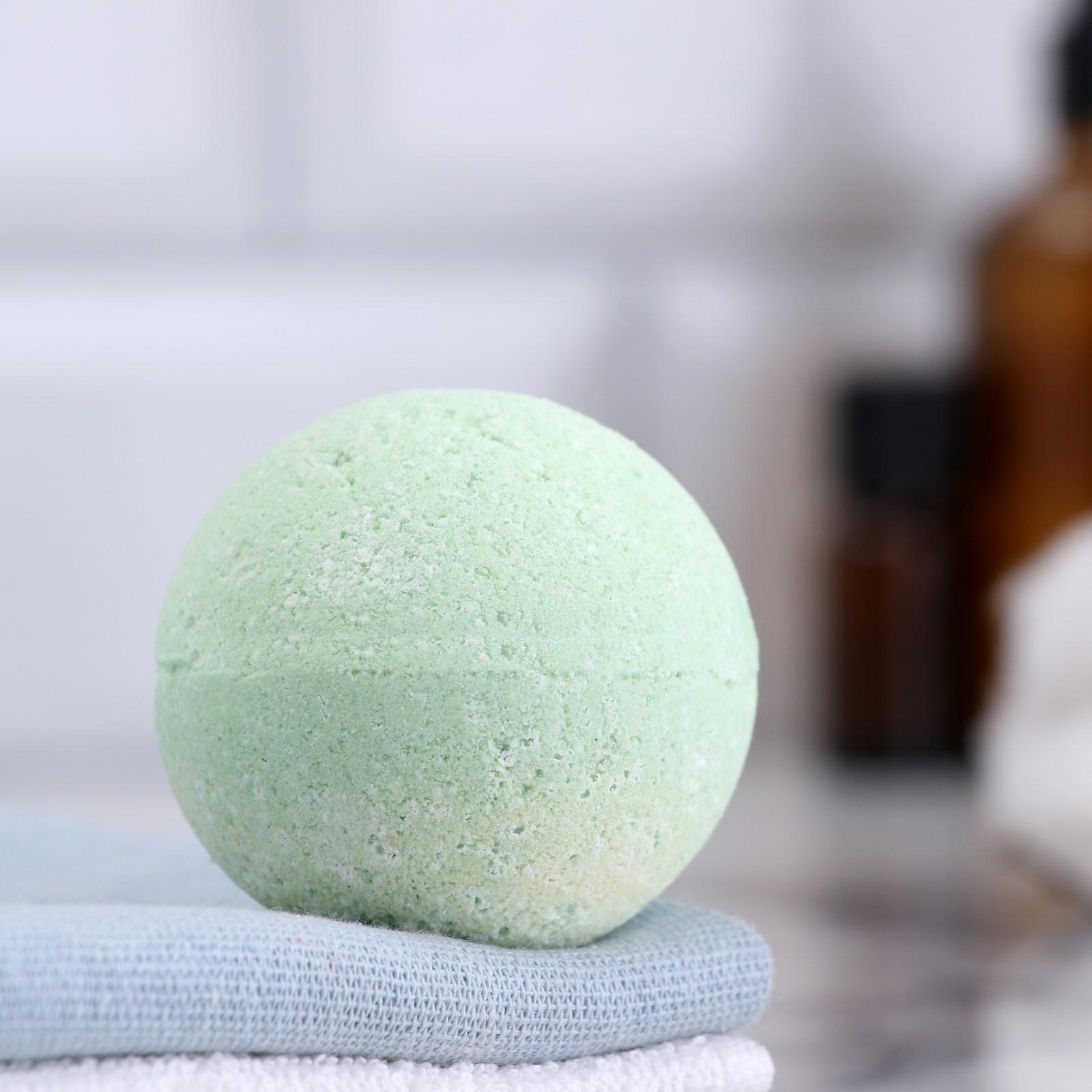 Бомбочка для ванны с морской солью 