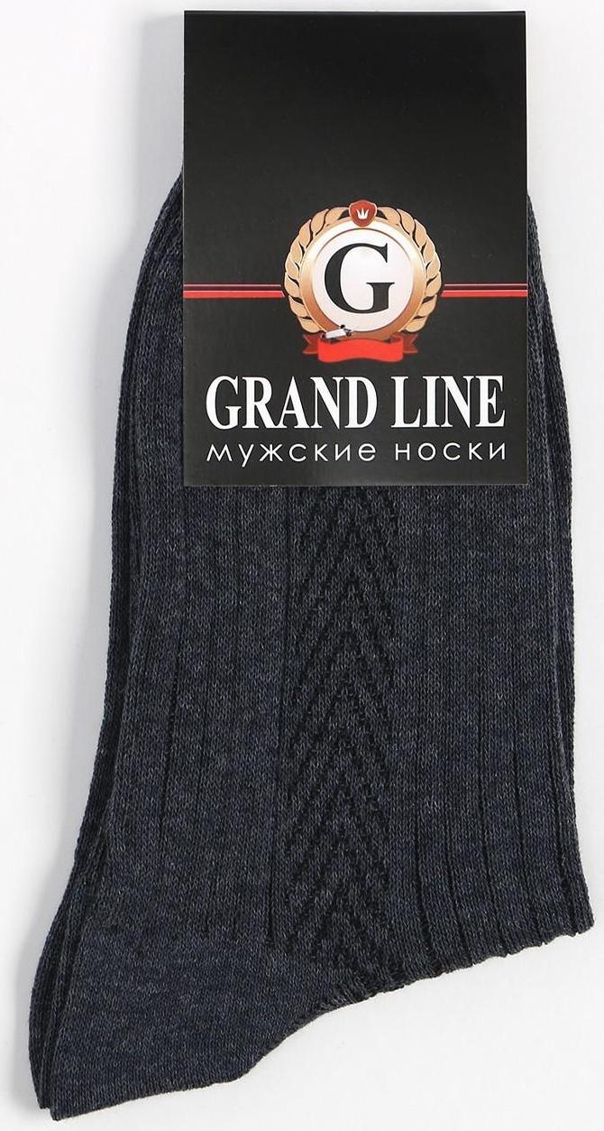 Носки мужские цвет джинс, размер 25