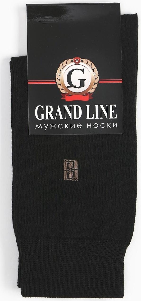 Носки мужские, цвет чёрный, размер 25