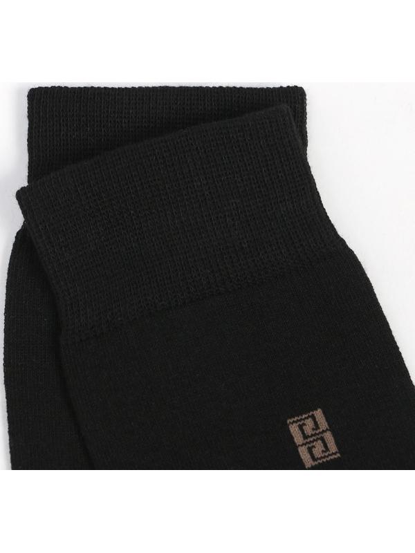 Носки мужские, цвет чёрный, размер 25