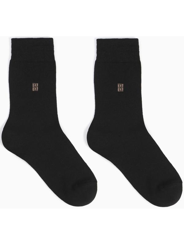 Носки мужские, цвет чёрный, размер 25