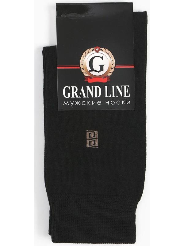 Носки мужские, цвет чёрный, размер 25