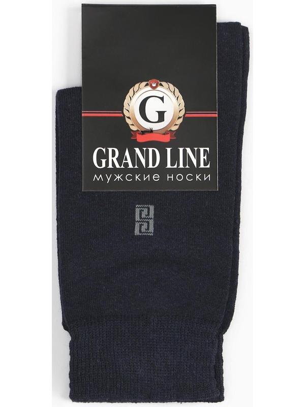 Носки мужские, цвет тёмно-синий, размер 27