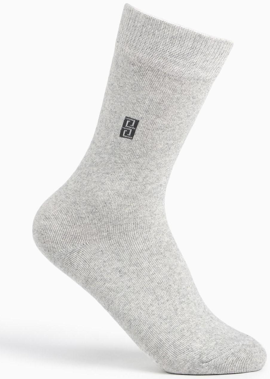 Носки мужские, цвет светло-серый, размер 25