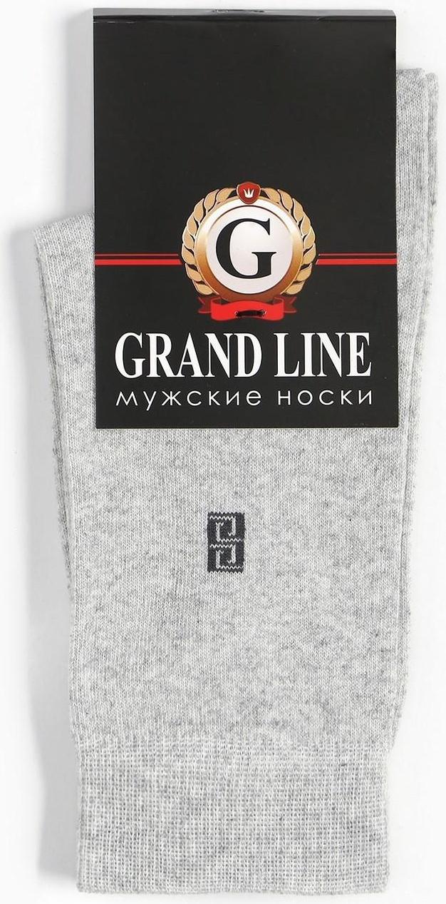 Носки мужские, цвет светло-серый, размер 25