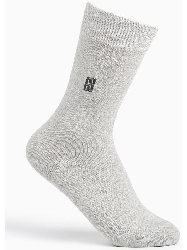 Носки мужские, цвет светло-серый, размер 25