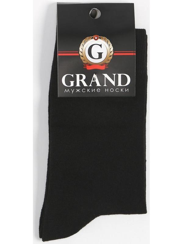 Носки мужские, цвет чёрный, размер 25