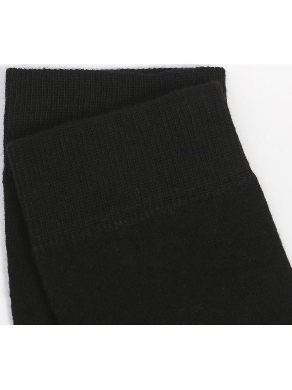 Носки мужские, цвет чёрный, размер 25