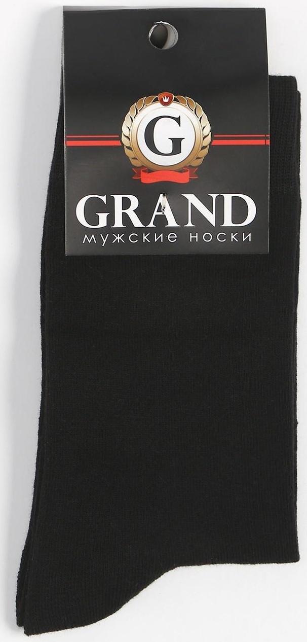 Носки мужские, цвет чёрный, размер 29