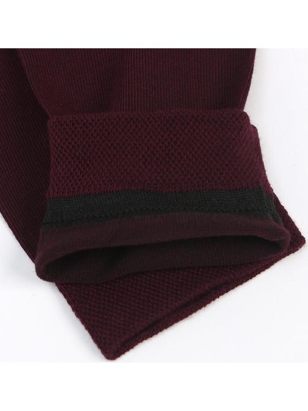 Носки мужские, цвет бордовый, размер 27