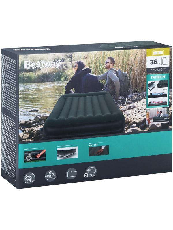 Кровать надувная Queen, р. 203 х 152 х 36 см, 67699