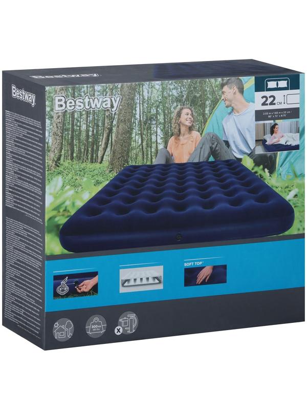 Матрас надувной King, р. 203 х 183 х 22 см, 67004