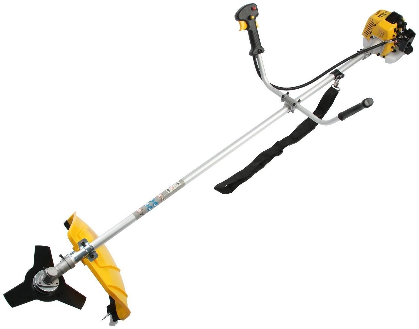 Триммер Eurolux TR-1000T, бензиновый, 1000 Вт, 7500-9500 об/мин, 0.7л, скос 255 мм