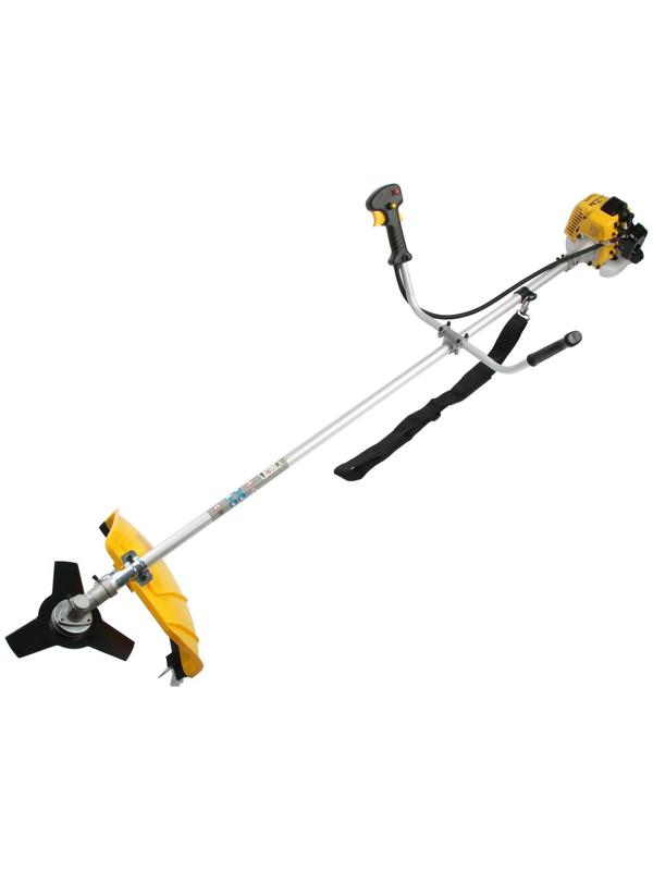 Триммер Eurolux TR-1000T, бензиновый, 1000 Вт, 7500-9500 об/мин, 0.7л, скос 255 мм