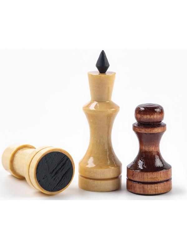 Настольная игра 3 в 1: нарды, шашки, шахматы, 40 х 40 см