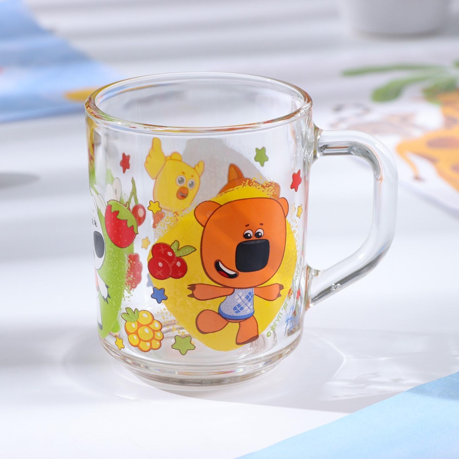 Кружка детская «Ми-ми-иишки», 200 мл, стекло
