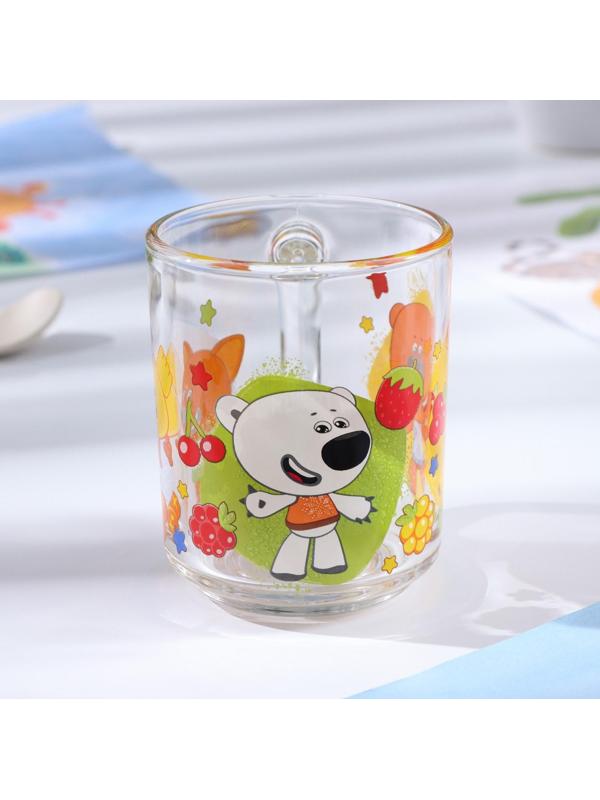 Кружка детская «Ми-ми-иишки», 200 мл, стекло