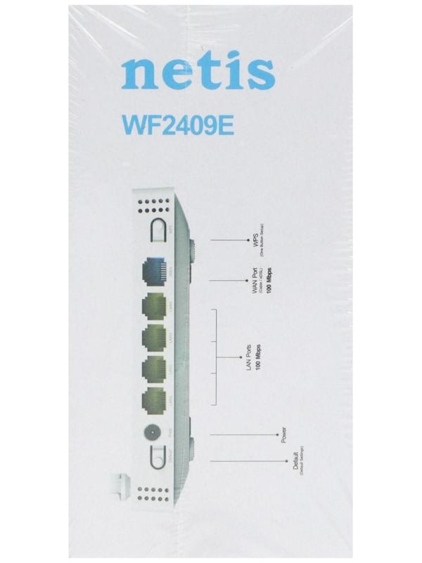Wi-Fi роутер беспроводной Netis 2409E, белый