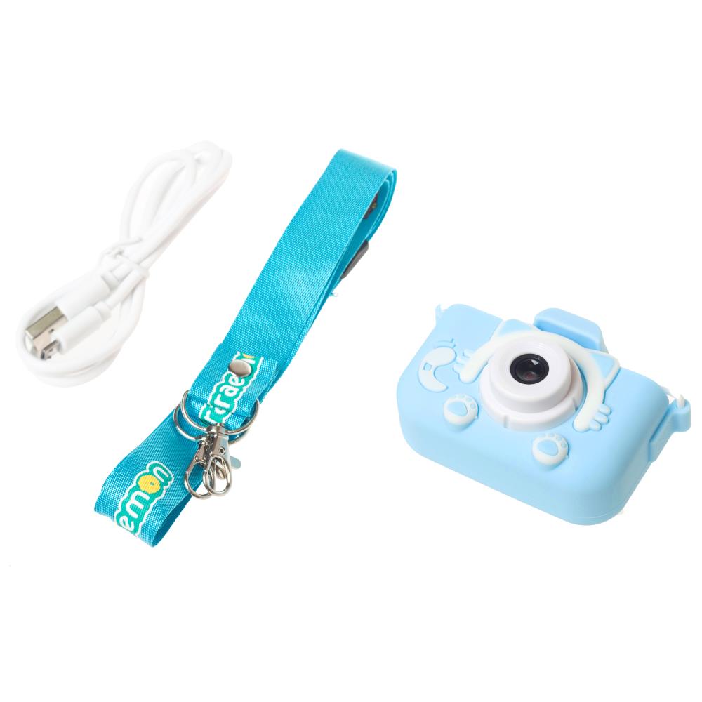 Детский цифровой фотоаппарат с играми и встроенной памятью GSMIN Fun Camera Kitty BT600065