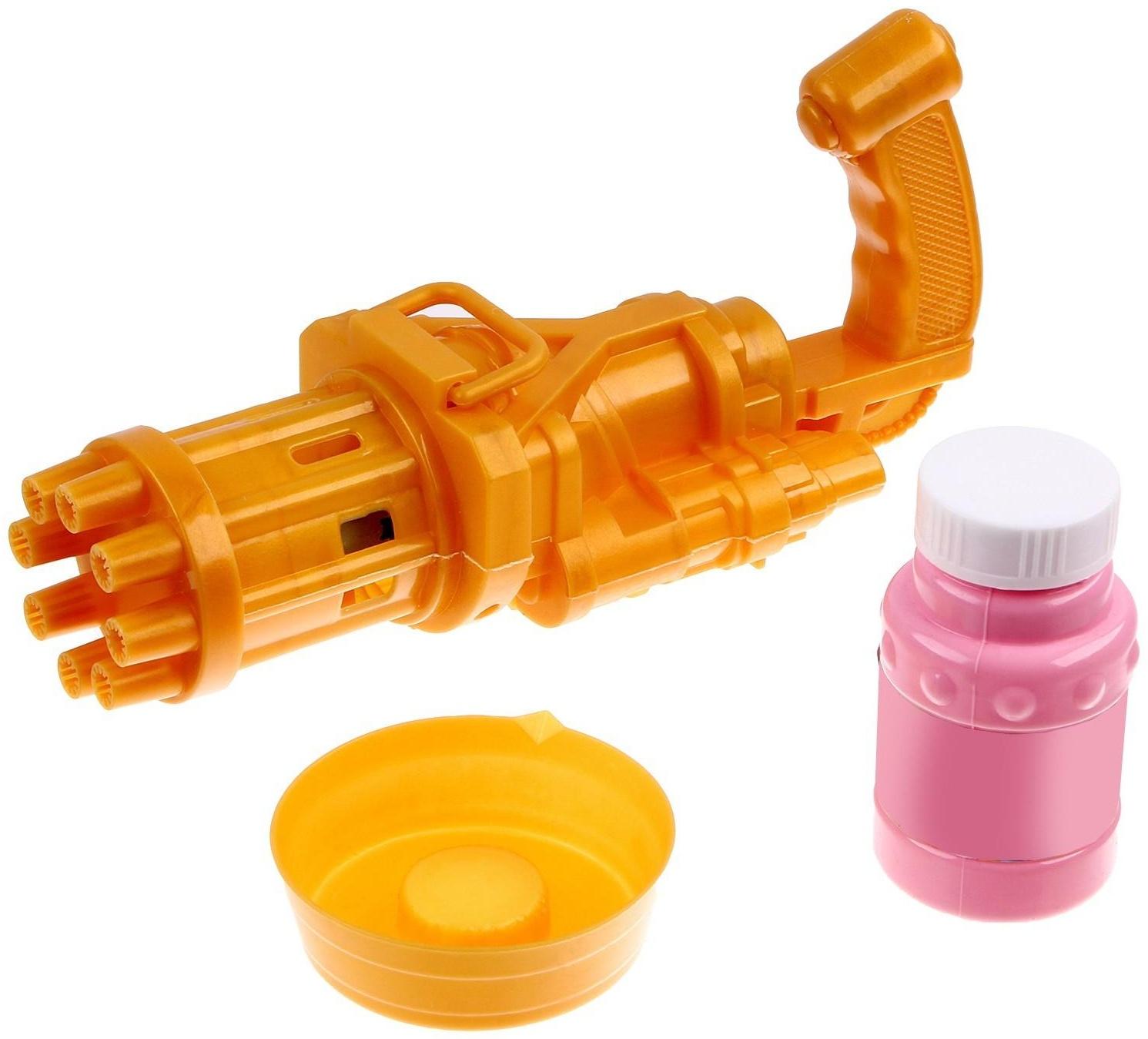 Детский генератор мыльных пузырей «Пулемёт» МИКС