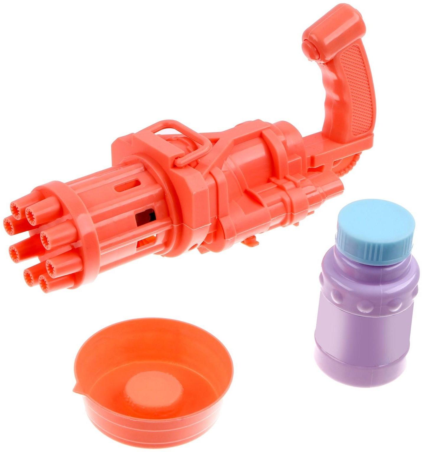 Детский генератор мыльных пузырей «Пулемёт» МИКС