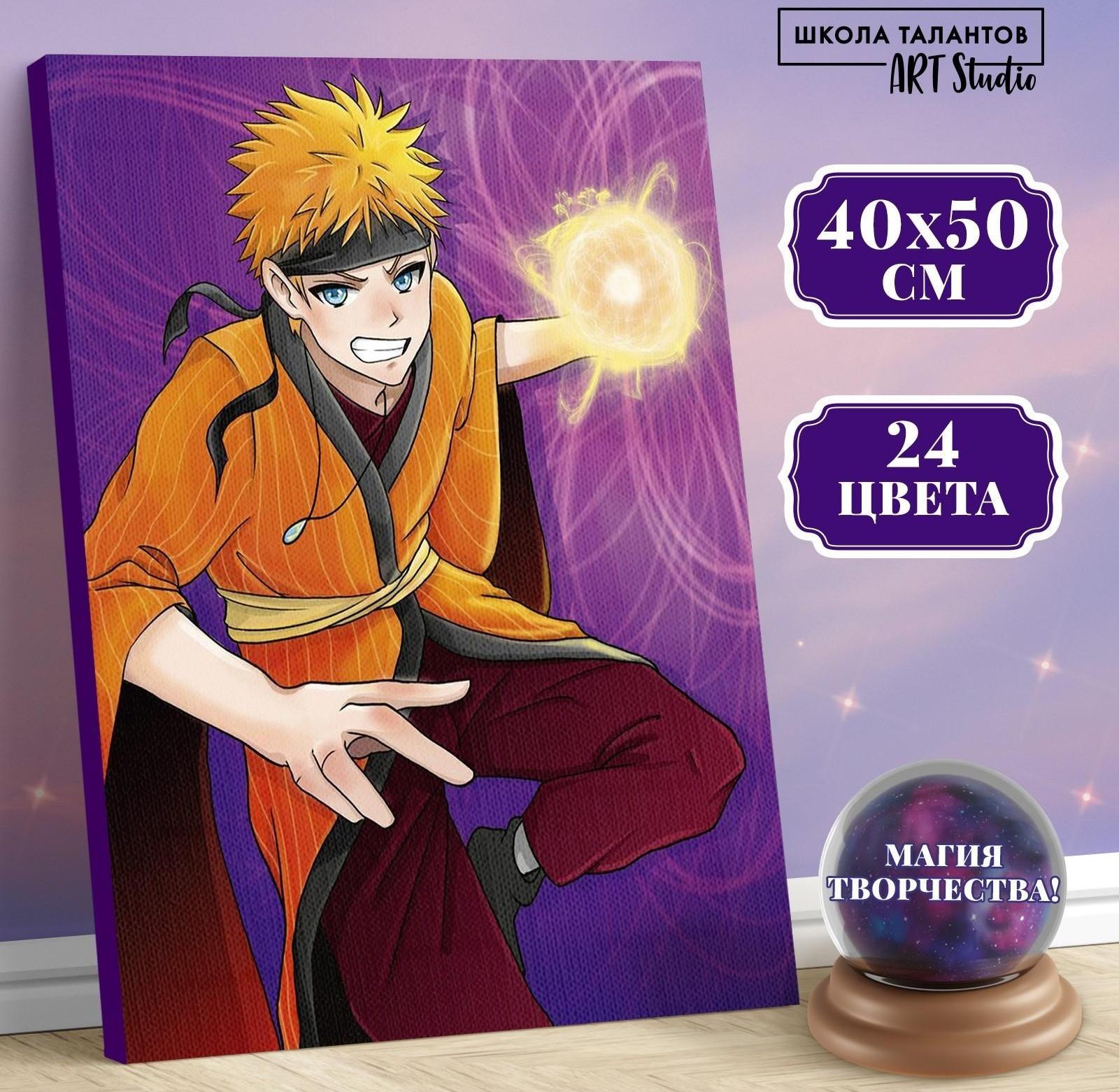 Картина по номерам на холсте с подрамником «Магия самурая», 40х50 см