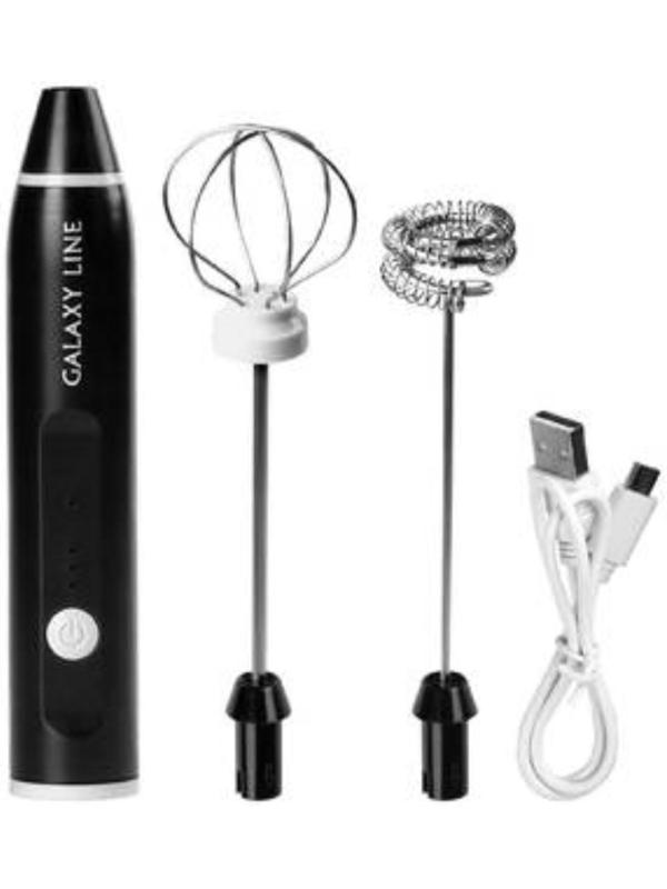 Капучинатор Galaxy GL 0791, 5 Вт, 0.4 л, 3 режима, чёрный