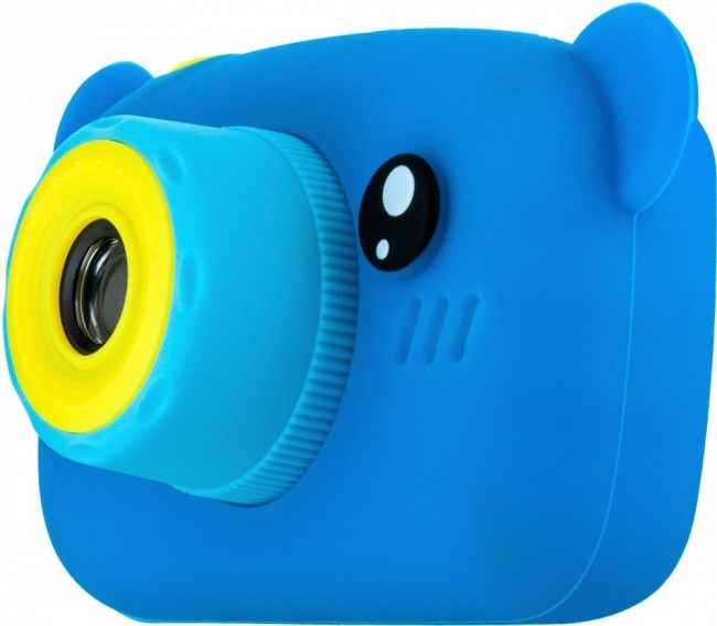 Детский цифровой фотоаппарат с играми и встроенной памятью GSMIN Fun Camera Bear BT600060