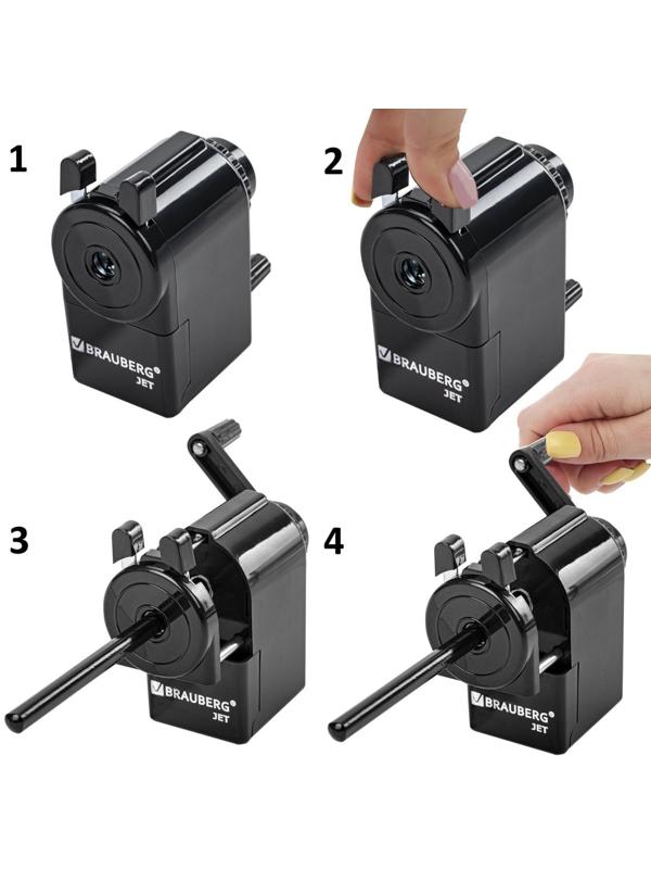 Точилка механическая BRAUBERG 