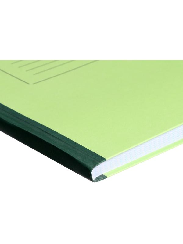 Книга учета, 128 листов, обложка картон 7Б, блок ОФСЕТ, клетка, цвет зеленый (имитация)