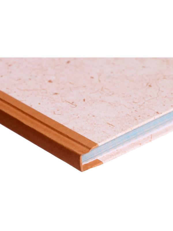 Книга учета, 96 листов, обложка картон 7Б, блок ГАЗЕТНЫЙ, клетка, имитация КРАФТА