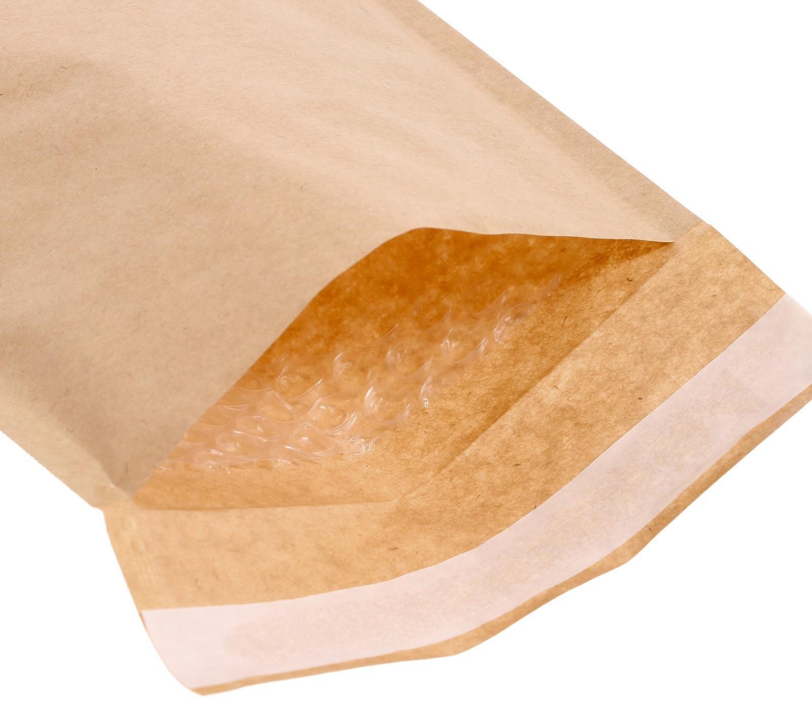 Крафт-конверт с воздушно-пузырьковой плёнкой Mail Lite, 15х21 см, Kraft