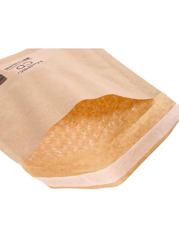 Крафт-конверт с воздушно-пузырьковой плёнкой Mail Lite, 18х16 см, Kraft