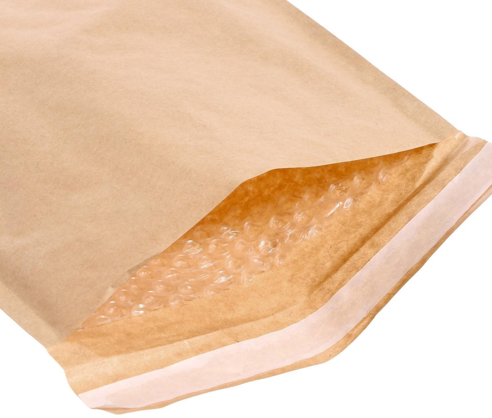 Крафт-конверт с воздушно-пузырьковой плёнкой Mail Lite, 22х26 см, Kraft
