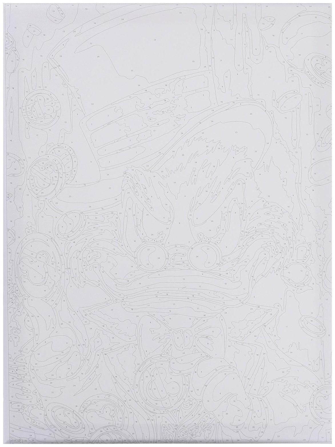 Картина по номерам в плёнке, Скрудж 30х40 см