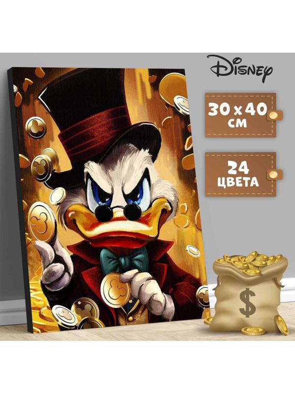 Картина по номерам в плёнке, Скрудж 30х40 см