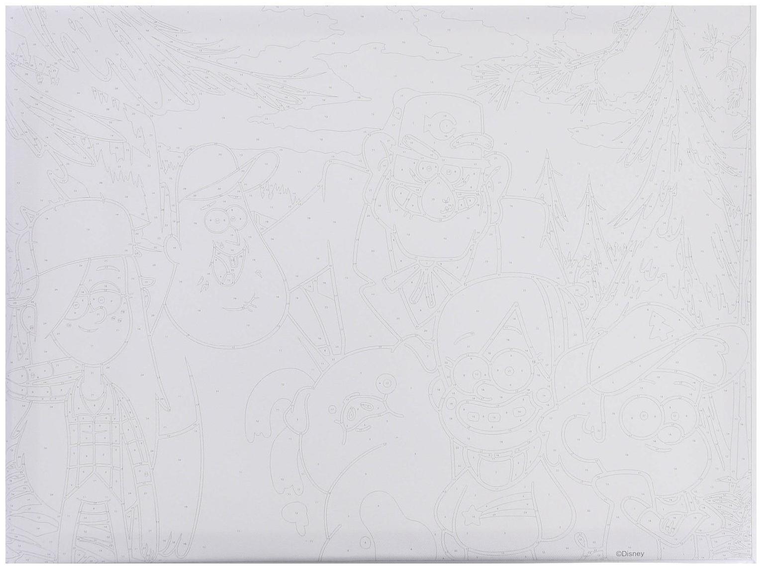 Картина по номерам в плёнке 