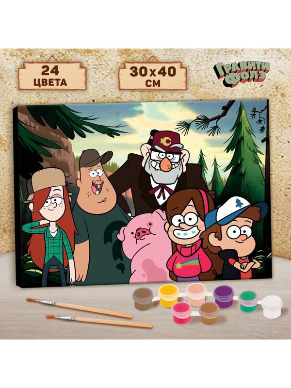 Картина по номерам в плёнке 