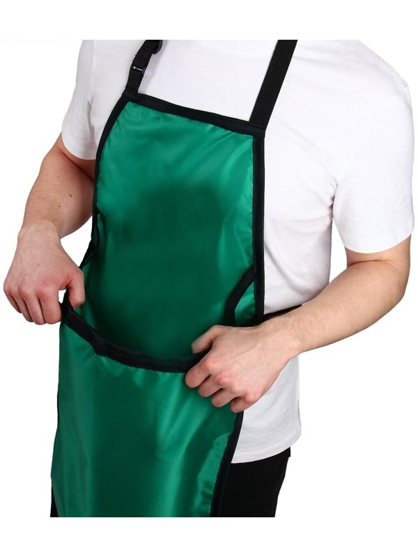 Фартук для сбора урожая, один карман, зелёный