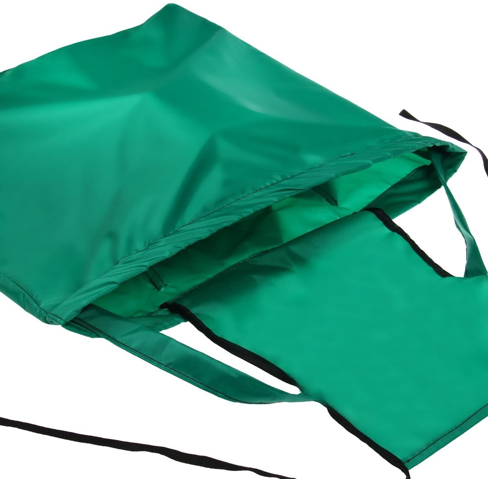 Фартук для сбора урожая, один карман на молнии, зелёный, «Кенгуру»