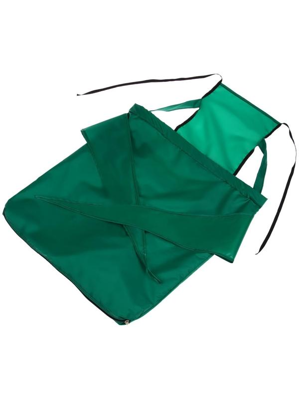 Фартук для сбора урожая, один карман на молнии, зелёный, «Кенгуру»