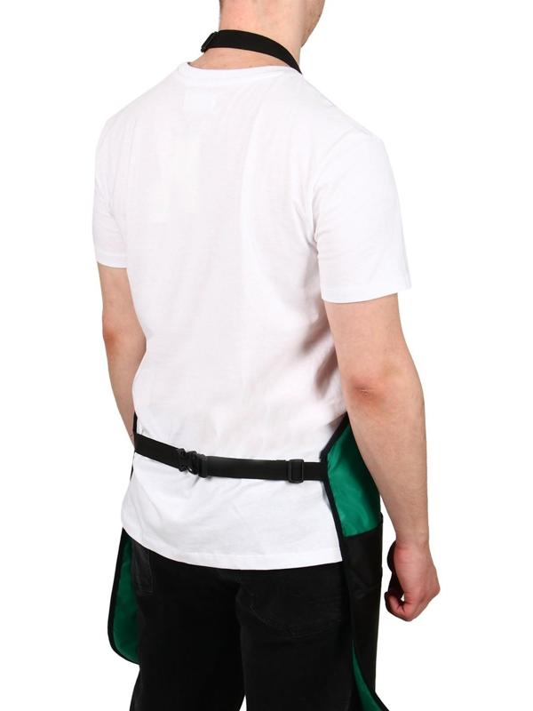 Фартук для инструментов, семь карманов, зелёно-чёрный