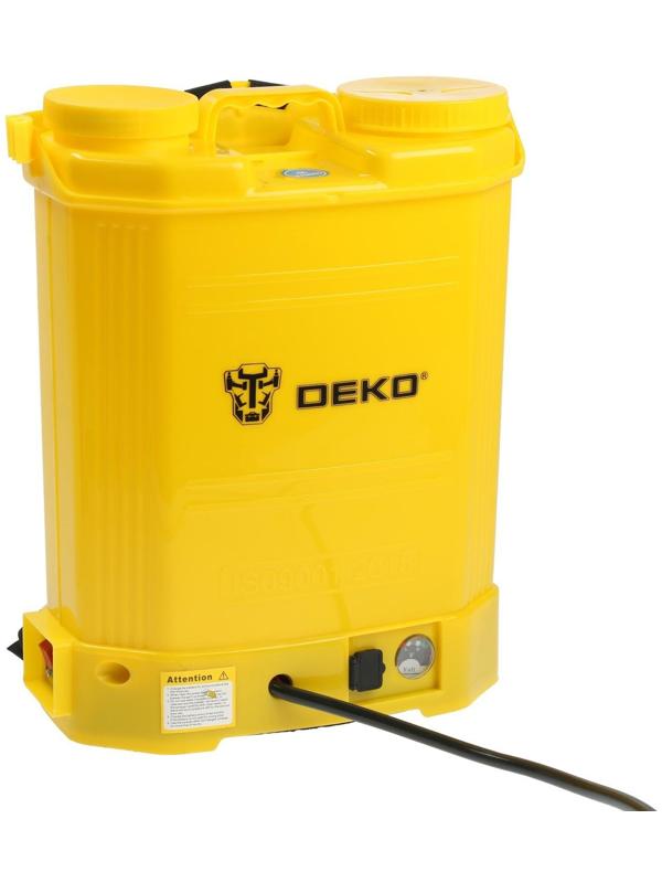 Опрыскиватель садовый DEKO DKSP10, аккумуляторный, 12 В, 16 л