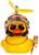 Утка с пропеллером желтая, шлем золото